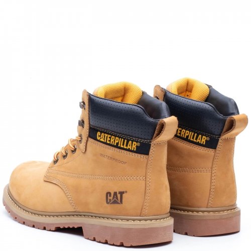 CAT Silva Work Boots Honey Ocupational Non Safety 