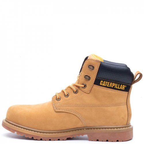 CAT Silva Work Boots Honey Ocupational Non Safety 