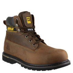 CAT Holton SB Brown Steel Toe Safety Boots