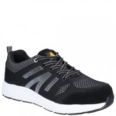 Amblers FS714 Bolt Black Safety Trainers
