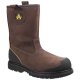 Amblers FS223C Brown Safety Rigger Boots