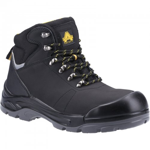 Amblers AS252 Delamere Black Leather Safety Boots