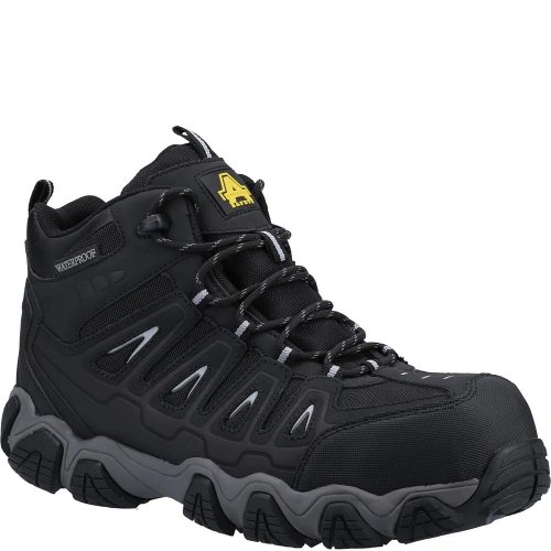 Amblers AS801 Waterproof  Safety Boots Black