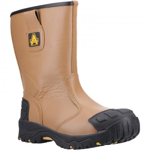 Amblers FS143 Tan Waterproof Safety Rigger Boots