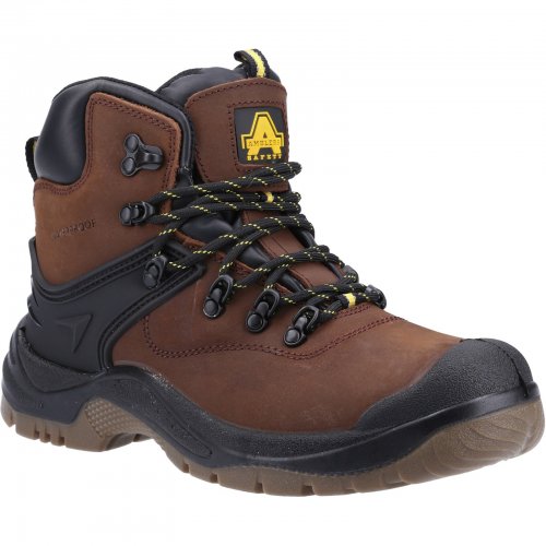 Amblers FS197 Brown Waterproof Safety Boots