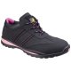 Amblers FS47 Black/Pink Ladies Safety Trainers