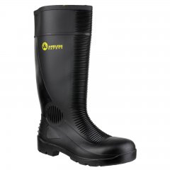 Amblers FS100 Black Safety Wellingtons