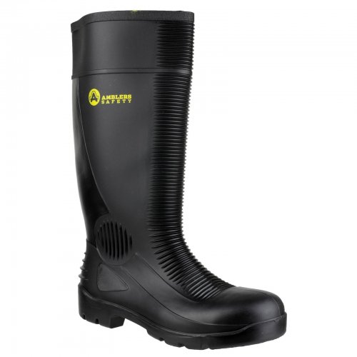 Amblers FS100 Black Safety Wellingtons