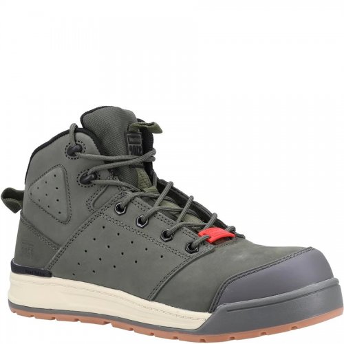 Hard Yakka 3056 PR 130MM Side Zip Olive Safety Boots