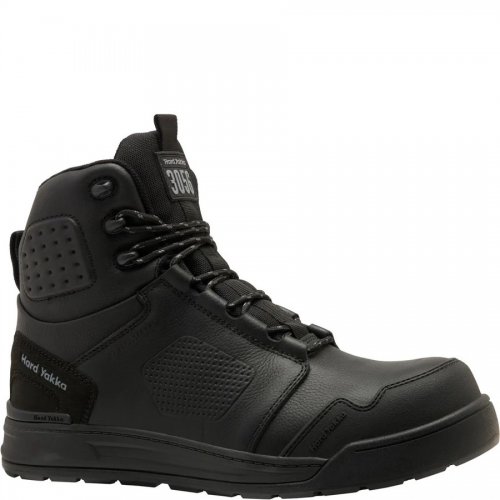 Hard Yakka Black 3056 Waterproof Safety Boots