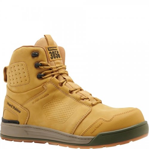 Hard Yakka Wheat 3056 Waterproof Safety Boots