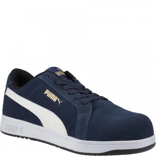 Puma Iconic Low Navy Safety Trainers