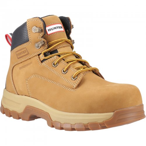 Hunter Lightning Waterproof Safety Boots Honey