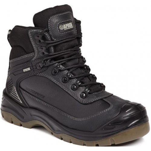 Apache Ranger Waterproof Black Safety Boots