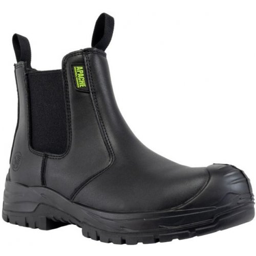 Apache Brooks Black Safety Dealer Boots
