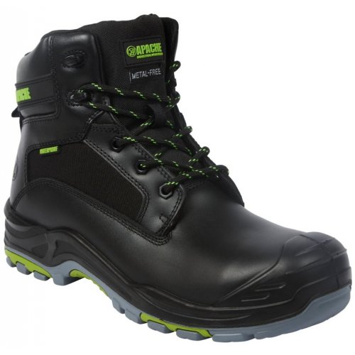 Apache Dakota Black Waterproof Safety Boots