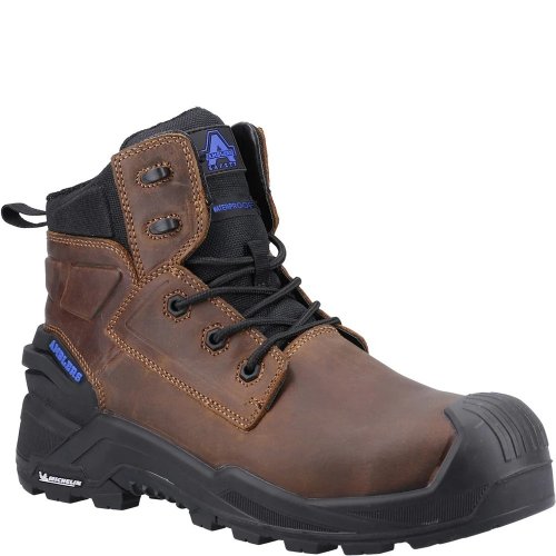 Amblers AS980C Crusader Waterproof Safety Boots Brown
