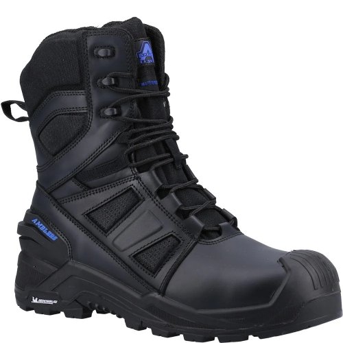 Amblers AS981C Centurion Waterproof High Leg Safety Boots Black