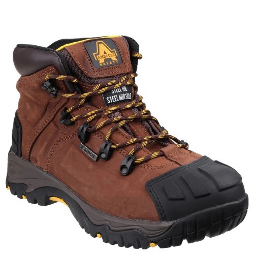 Amblers FS39 Brown Waterproof Safety Boots