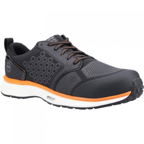 Timberland Pro Reaxion Black Orange Safety Trainers