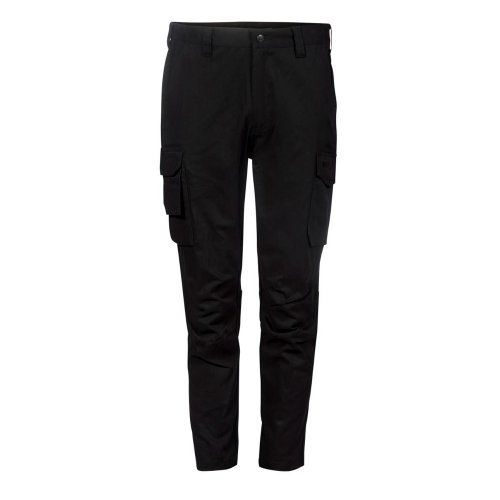 Apache Barkerville Black Cargo Trousers Lightweight