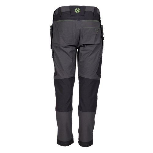 Apache Calgary Black / Grey Stretch Work Trousers Slim Fit