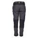 Apache Calgary Black / Grey Stretch Work Trousers Slim Fit