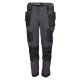 Apache Calgary Black / Grey Stretch Work Trousers Slim Fit