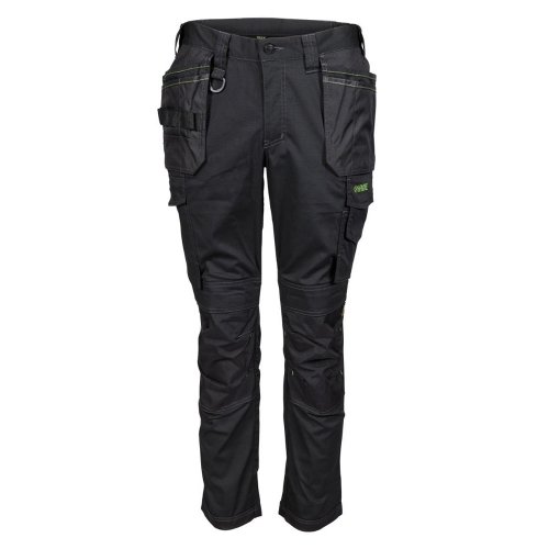 Apache Sudbury Black Lightweight Stretch Work Trousers Slim Fit