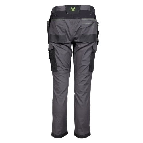 Apache Sudbury Lightweight Stretch Work Trousers Slim Fit Grey / Black