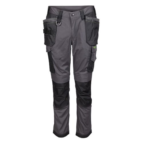 Apache Sudbury Lightweight Stretch Work Trousers Slim Fit Grey / Black