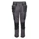 Apache Sudbury Lightweight Stretch Work Trousers Slim Fit Grey / Black