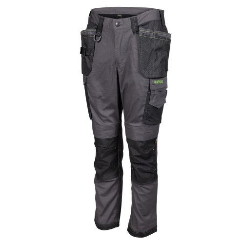 Apache Sudbury Lightweight Stretch Work Trousers Slim Fit Grey / Black
