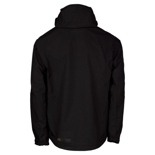 Apache White Rock 1/4 Zip Black Rain Jacket Lightweight