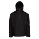 Apache White Rock 1/4 Zip Black Rain Jacket Lightweight