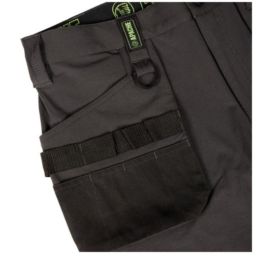 Apache Yellowknife Stretch Work Trousers Black Slim Fit