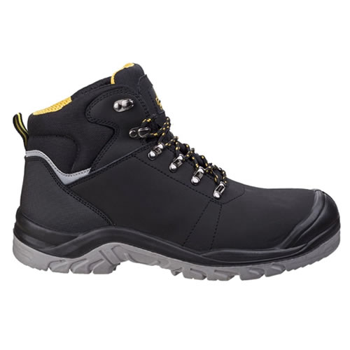 Amblers AS252 Delamere Black Leather Safety Boots