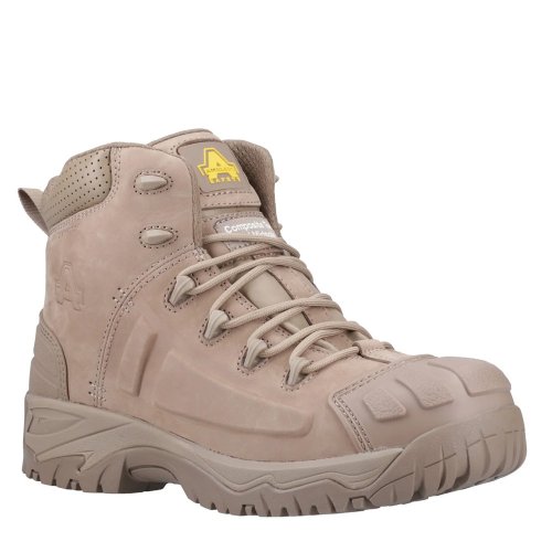 Amblers AS36C Taupe S7S Beige Waterproof Safety Boots