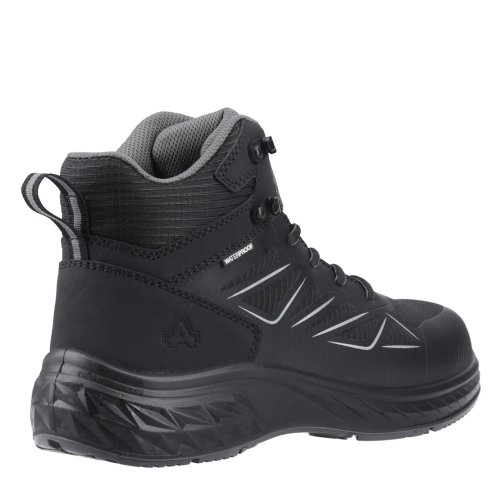 Amblers AS710C Trail S7S Black Waterproof Safety Hiker Boots