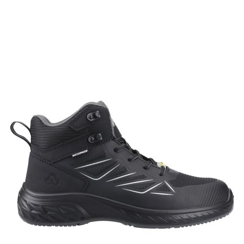 Amblers AS710C Trail S7S Black Waterproof Safety Hiker Boots