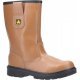 Amblers FS124 Tan Pull On Safety Rigger Boots