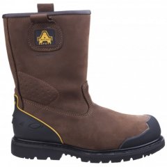 Amblers FS223C Brown Safety Rigger Boots