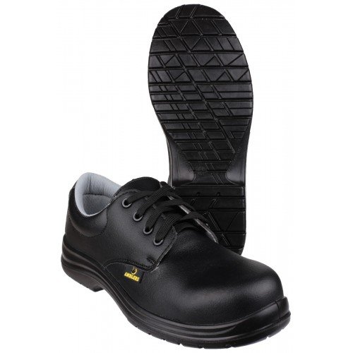 Amblers FS662 Black Metal Free Safety Shoes