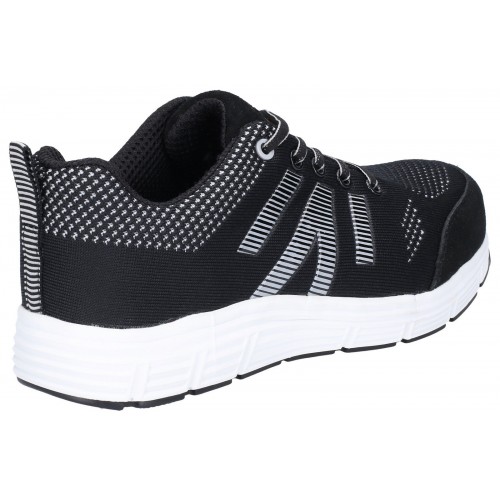 Amblers FS714 Bolt Black Safety Trainers