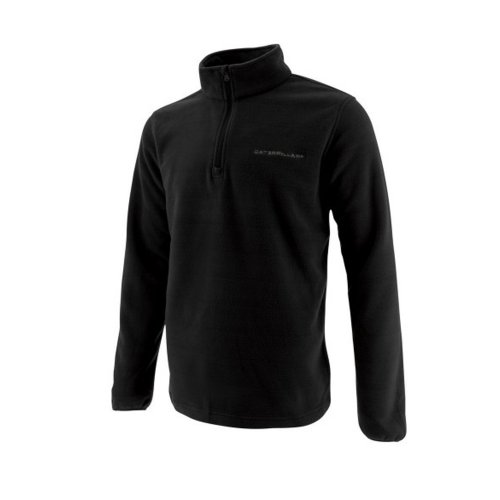 CAT 1030002 Quarter Zip Micro Fleece Black