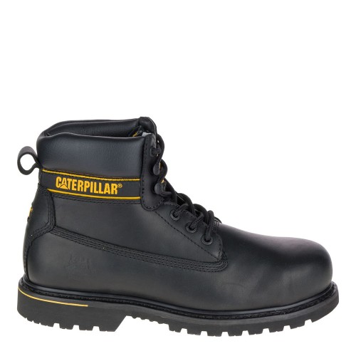 CAT Holton S3 Black Safety Boots