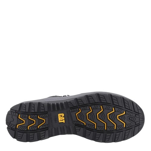 CAT Inductor Leather Safety Boots Metal Free ESD Black