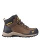 CAT Inductor Leather Safety Boots Metal Free ESD Brown