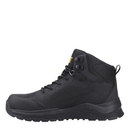 CAT Inductor Mesh Metal Free Black Safety Boots ESD
