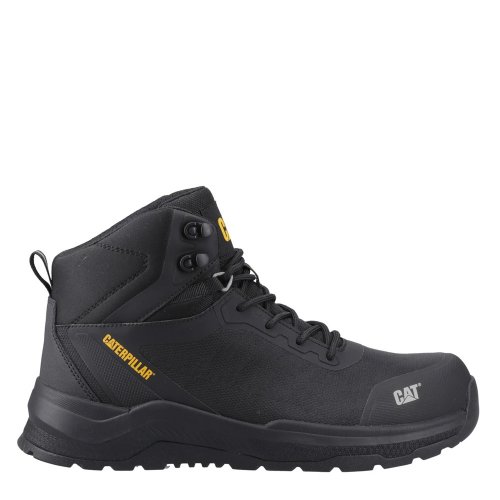 CAT Inductor Mesh Metal Free Black Safety Boots ESD